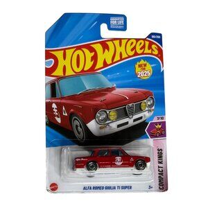 Hot Wheels Compact Kings Alfa Romeo Giulia TI Super Red 7/10 New 2025 NOC